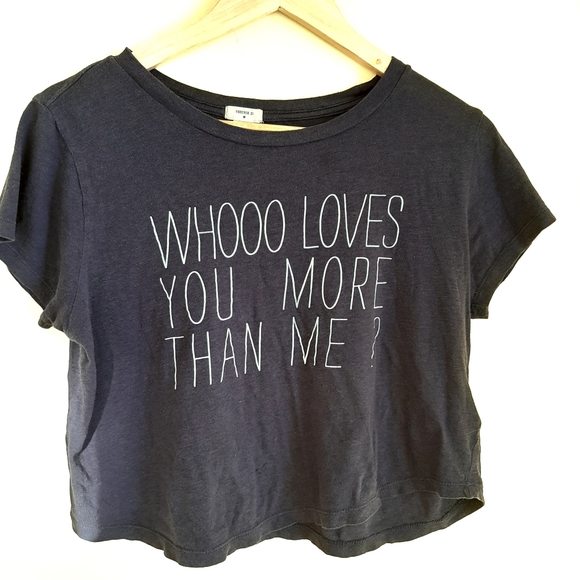 Forever 21 Tops - 🔴CLEARANCE🔴 Forever 21 crop tshirt Small Forever 21 Tops - 🔴CLEARANCE🔴 Forever 21 crop tshirt Small